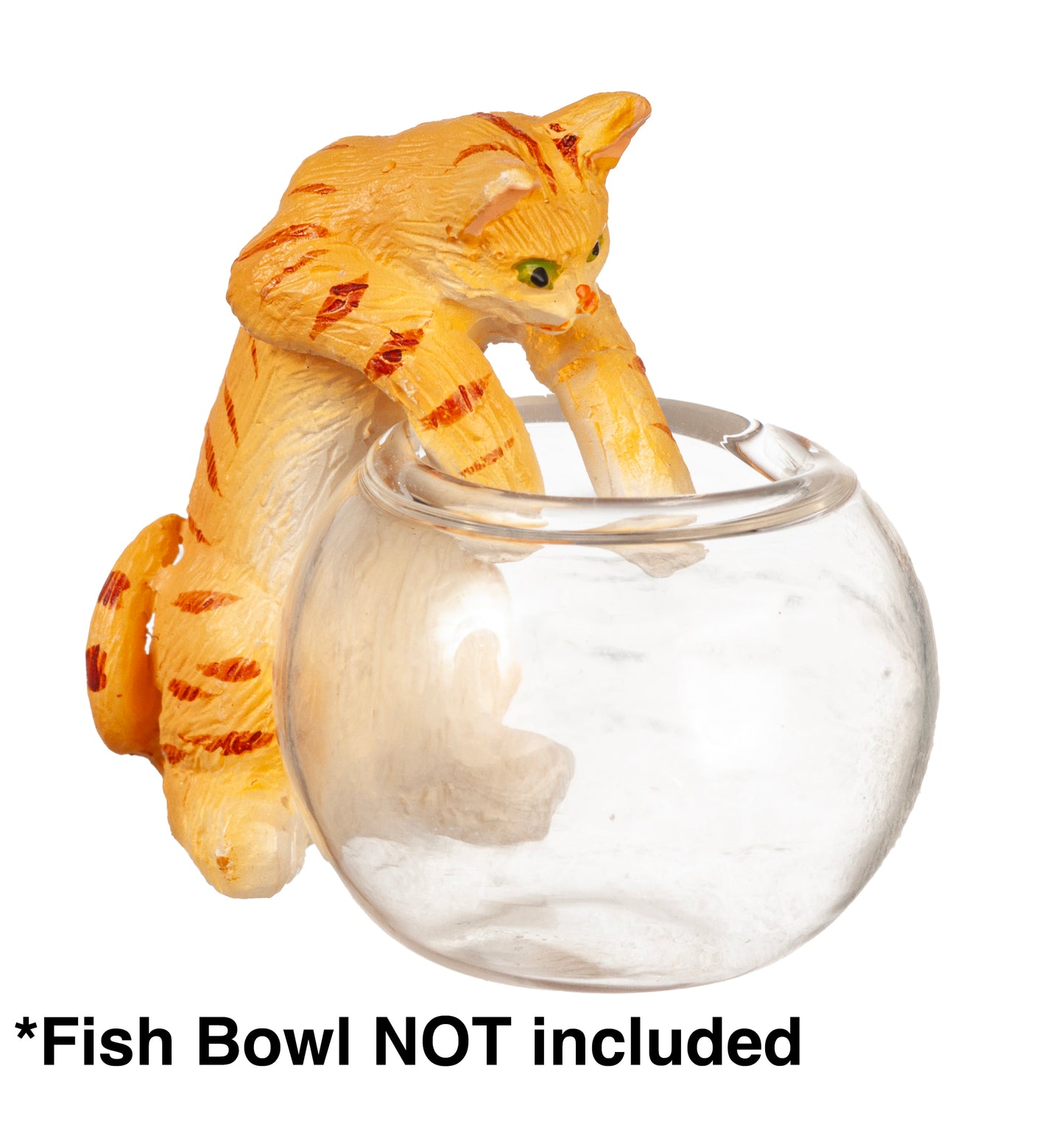 Cat Reaching, Orange