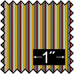 Patina Stripe Silk Fabric