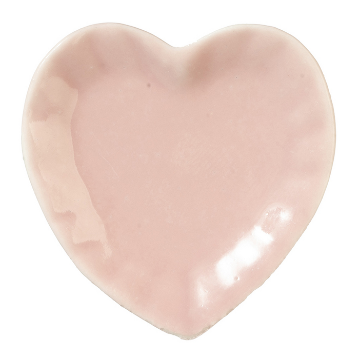 Heart Plate, Pink
