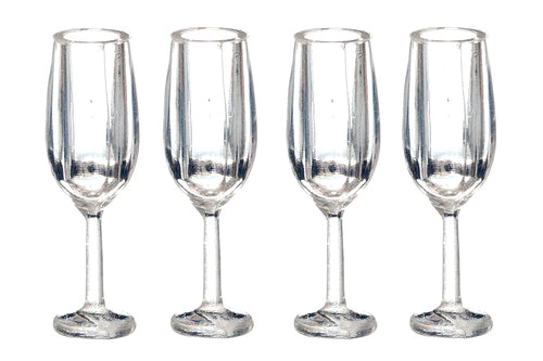 Champagne Glass Set, 4pc
