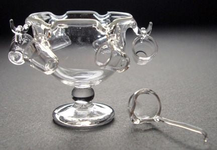 Punch Bowl with 6 Cups & Serving Ladle – Miniature Designs, Inc.