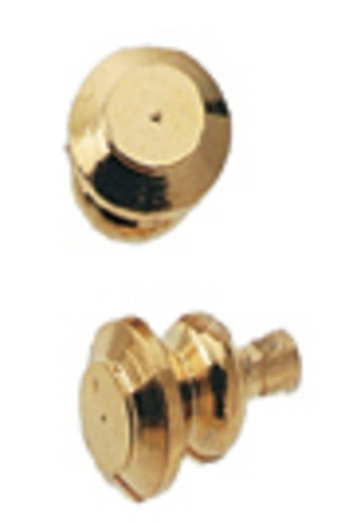 CRH827, Plain Brass Knobs, 6pc