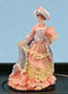 Figurine, Victorian Lady, Pink
