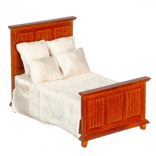 Country Paneled Bed, Walnut