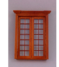 CPS0025, Classic Double French Door, Walnut
