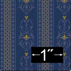 CRH1113, Rosewood Blue Wallpaper