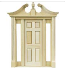 CMS147, Deerfield Door With Sidelights