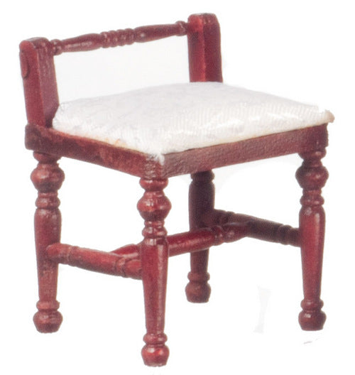 Stool, Mahogany, White