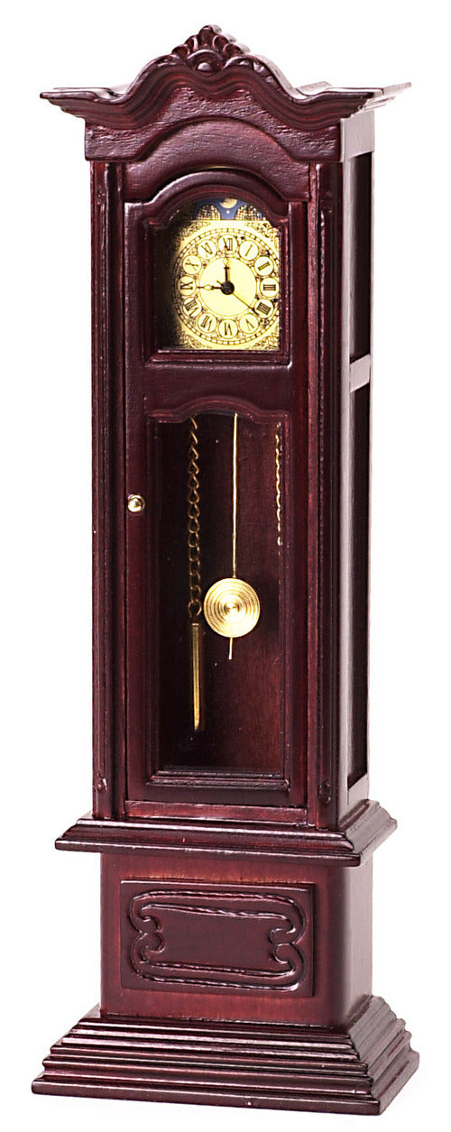 CPS0027, Grandfather Clock, Working, Mahogany