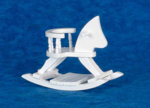 Horse Rocker, White