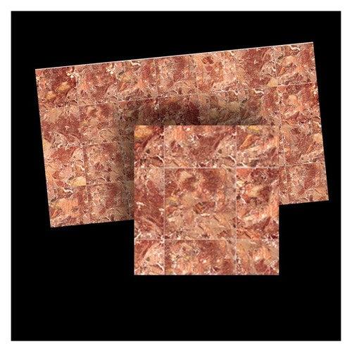 CMS177, Faux Marble Tile, Rust