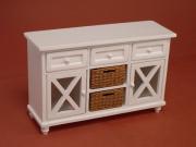 Ashley Buffet Chest, White