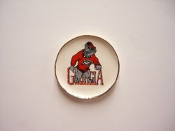 Georgia Bull Dog Platter