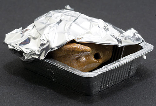 Turkey In Roasting Pan With Foil, Large