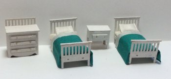 1/4" Scale Modern Child Room Furniture Kit