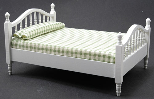 Double Bed, White