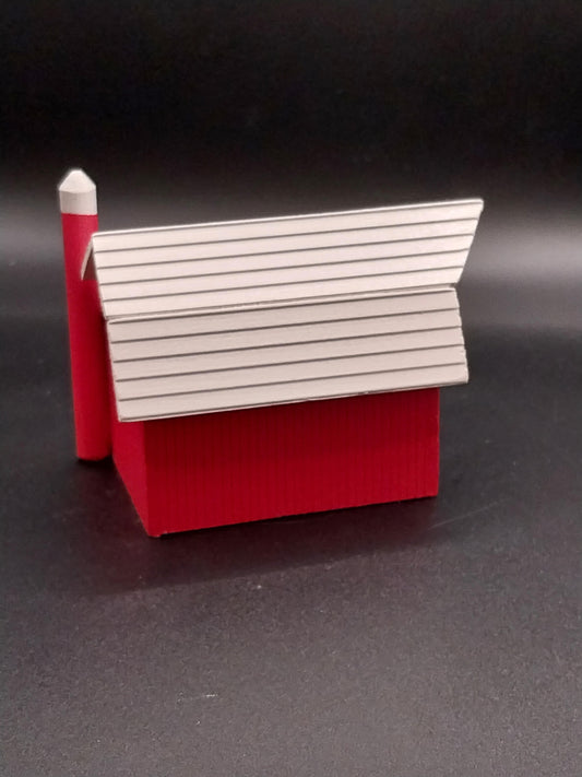 1/144" Scale Red Barn