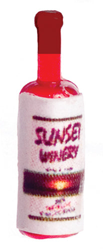 1/2" Scale Sunset Red Wine Bottle