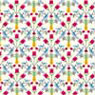 CRH1019, 1/2" Scale Wallpaper, Pennsylvania Dutch
