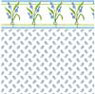 CRH1025, 1/2" Scale Wallpaper, Boquet Blue