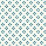 1/2" Scale Wallpaper, Tulip Tile Blue
