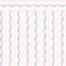 1/2" Scale Wallpaper, Fern Dance Rose