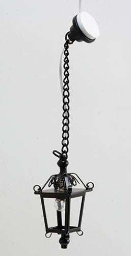 Lantern Hanging Lamp, Black