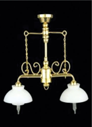 2 Down Arm Chandelier, LED