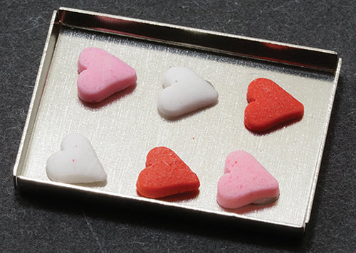 Heart Cookies On Tray