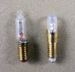 Screw Base Flametip Mini Led, 12 Volt