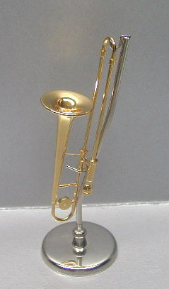 Trombone & Stand, 3 1/4"