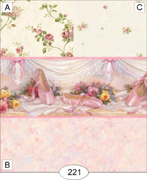 Ballet Slippers, Pink Marble Wallpaper, B
