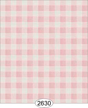 1/2" Scale Rose Hill Check Wallpaper, Pink