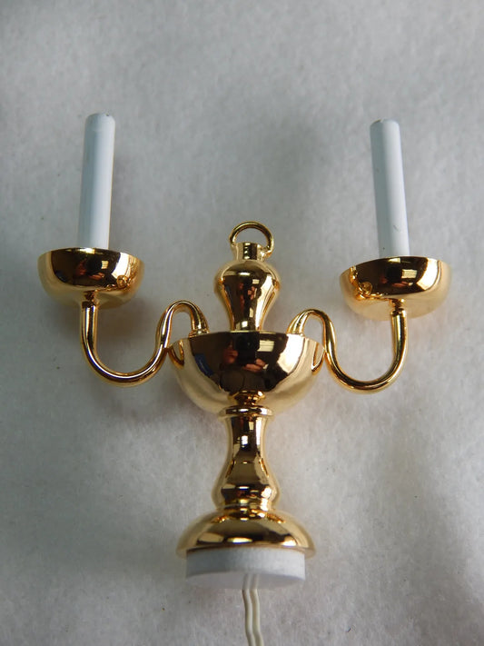 Candelabra, 2 Candlestick, Brass