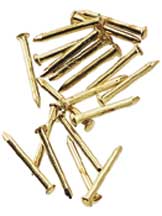 Brass 1/4" Pin Nail, 100pc