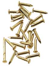 Brass 1/4" Pin Nail, 100pc