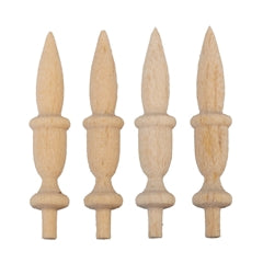 Finial, 3/4" Tall, 4pcs