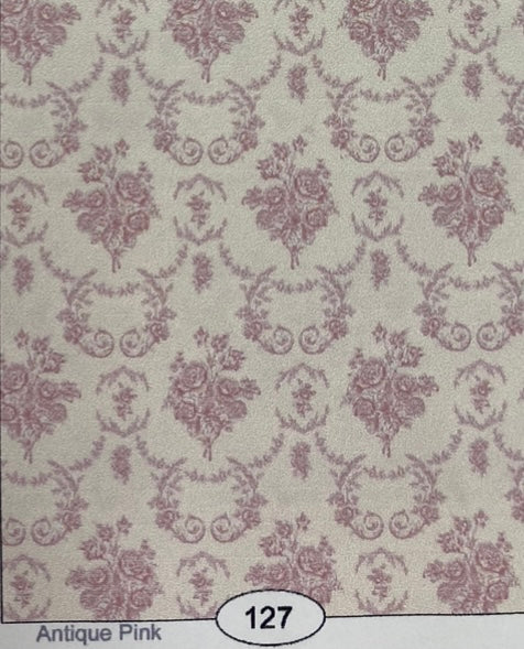 Rose Tolie, Antique Pink Wallpaper