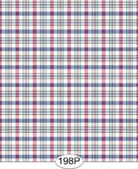 Botanical Plaid Wallpaper, No Border