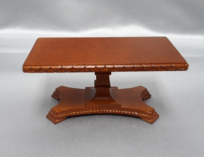 Moderne Square Coffee Table, New Walnut