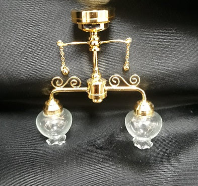 Delancey Ceiling Light, Clear Tulip Shade, LED