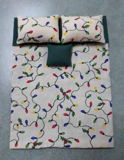 Comforter Set, Double, Christmas Lights