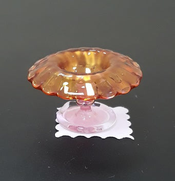 Ribbed Cranberry Turnover Bowl