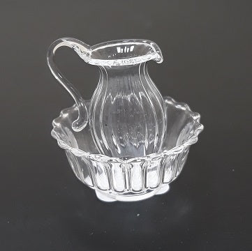 Pitcher & Bowl Set, Clear
