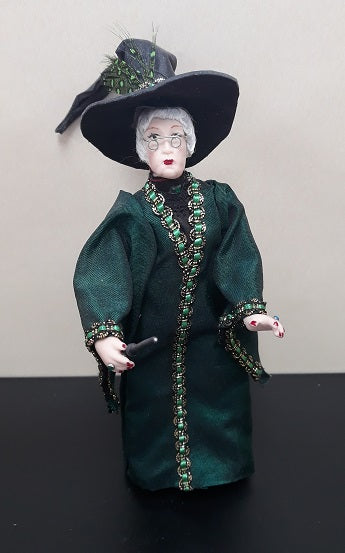 McGonagall Doll, Harry Potter Miniature Designs, Inc. McGonagall Doll, Harry Potter Miniature Designs, Inc.