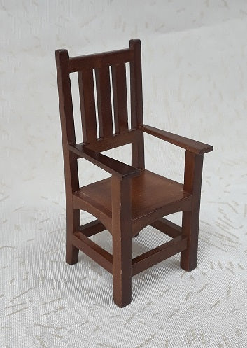 CRH449, Mission Arm Chair, Walnut