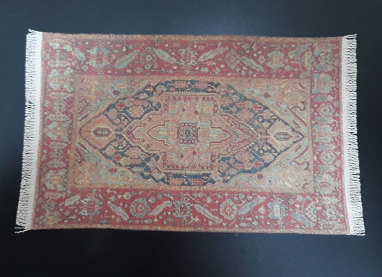 Rug, Blue,Red, Green, Gold