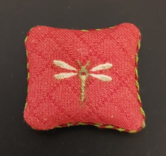 Pillow, Dragonfly, Red