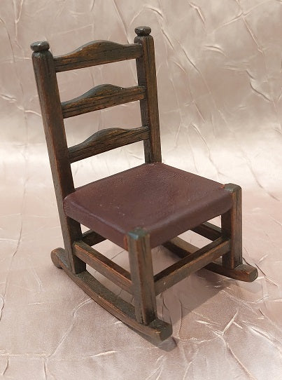 Rocking Chair, Leather Seat