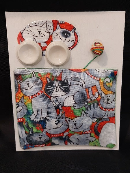 Cat Bed Set, Cartoon Cat